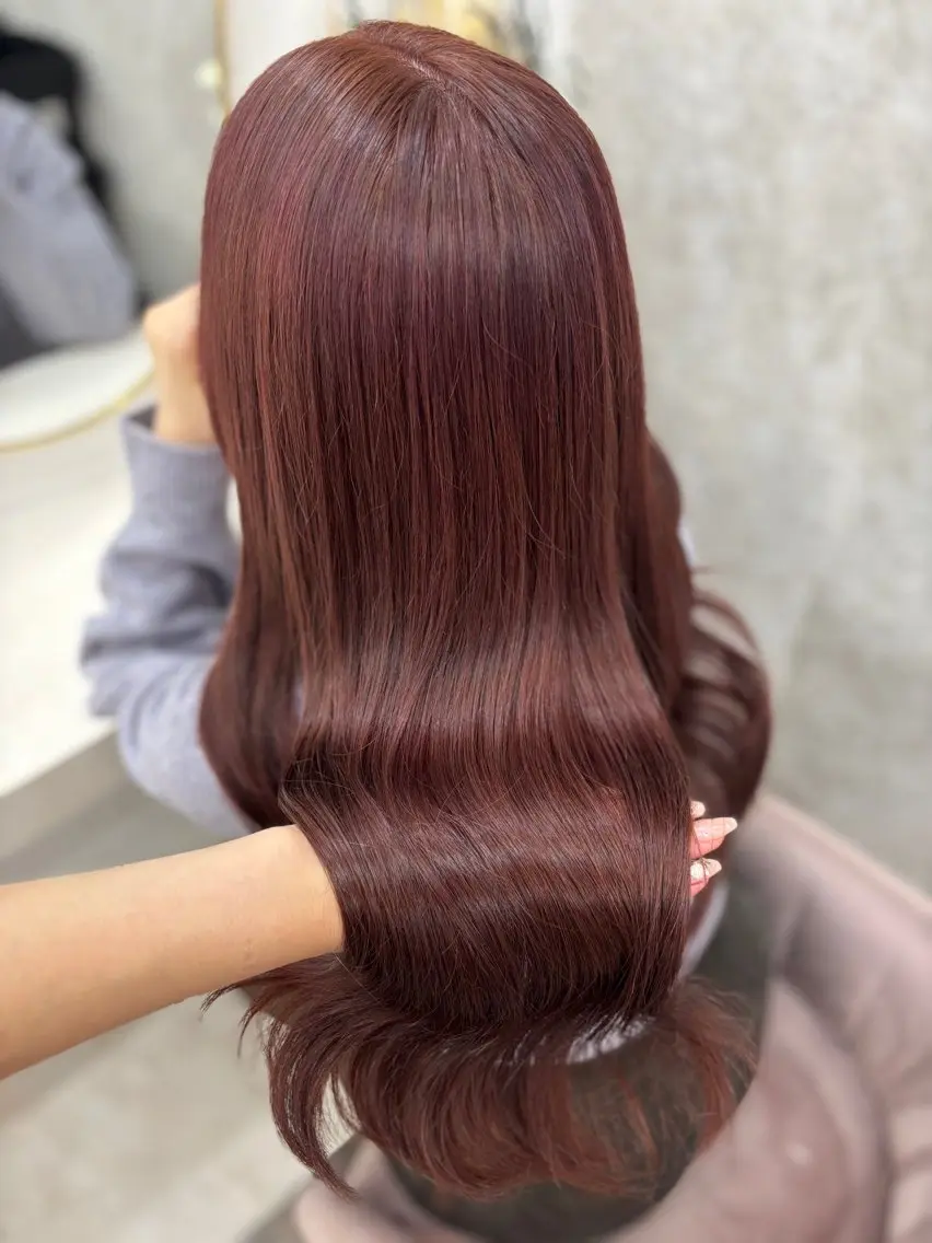 カラー ヘアカラー トリートメント 🍒大宮/カット/ 艶髪/みお🍒のヘアスタイル