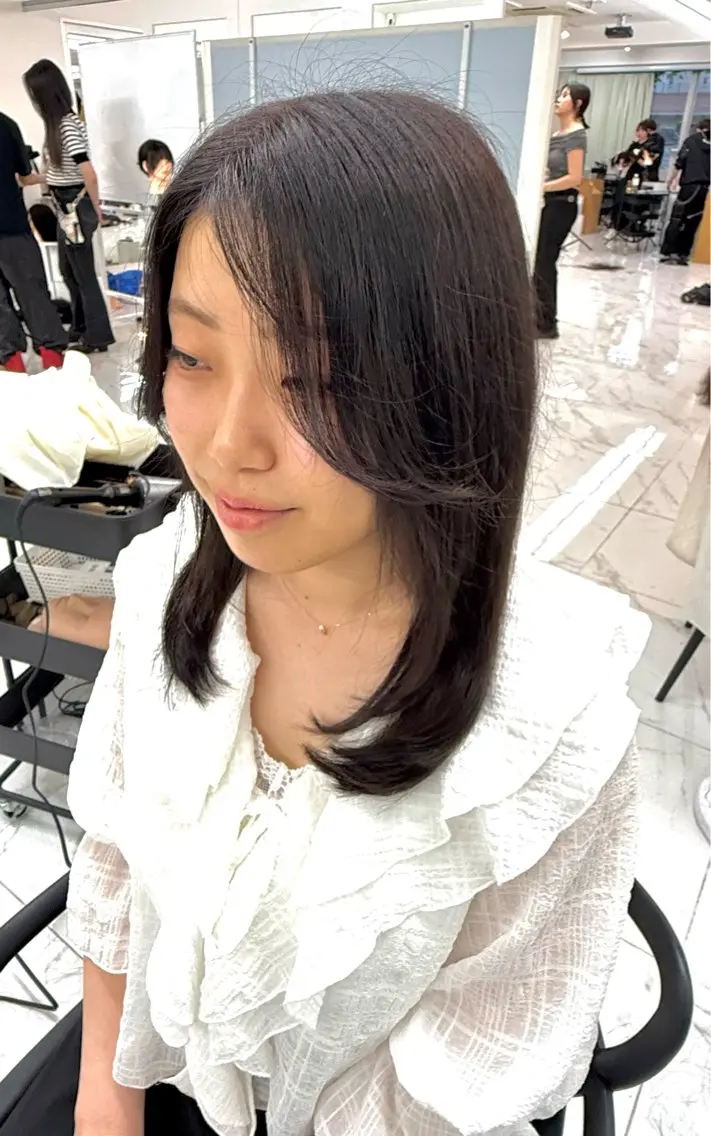 カラー 透明感カラー カット ヘアカラー 京都/ 🫧HIBIKI🫧のヘアスタイル