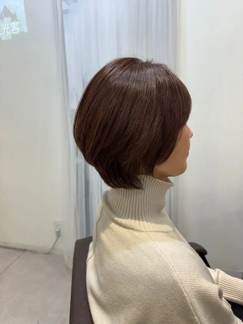 ショート カラー ショートヘア カット ヘアカラー トリートメント 似合う髪型が 分からない方へのヘアスタイル