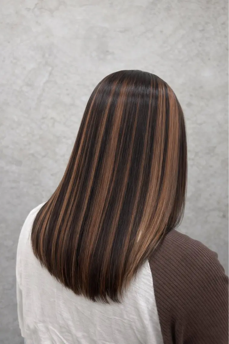 セミロング カラー 高久 翔大のヘアスタイル