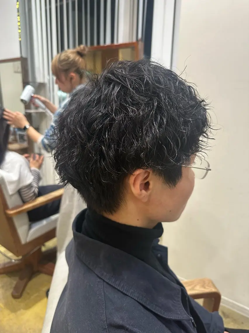 パーマ メンズ メンズパーマ ツイストスパイラルパーマ スパイラルパーマ ✨酸性ストレート/ 髪質改善/ケント✨のヘアスタイル