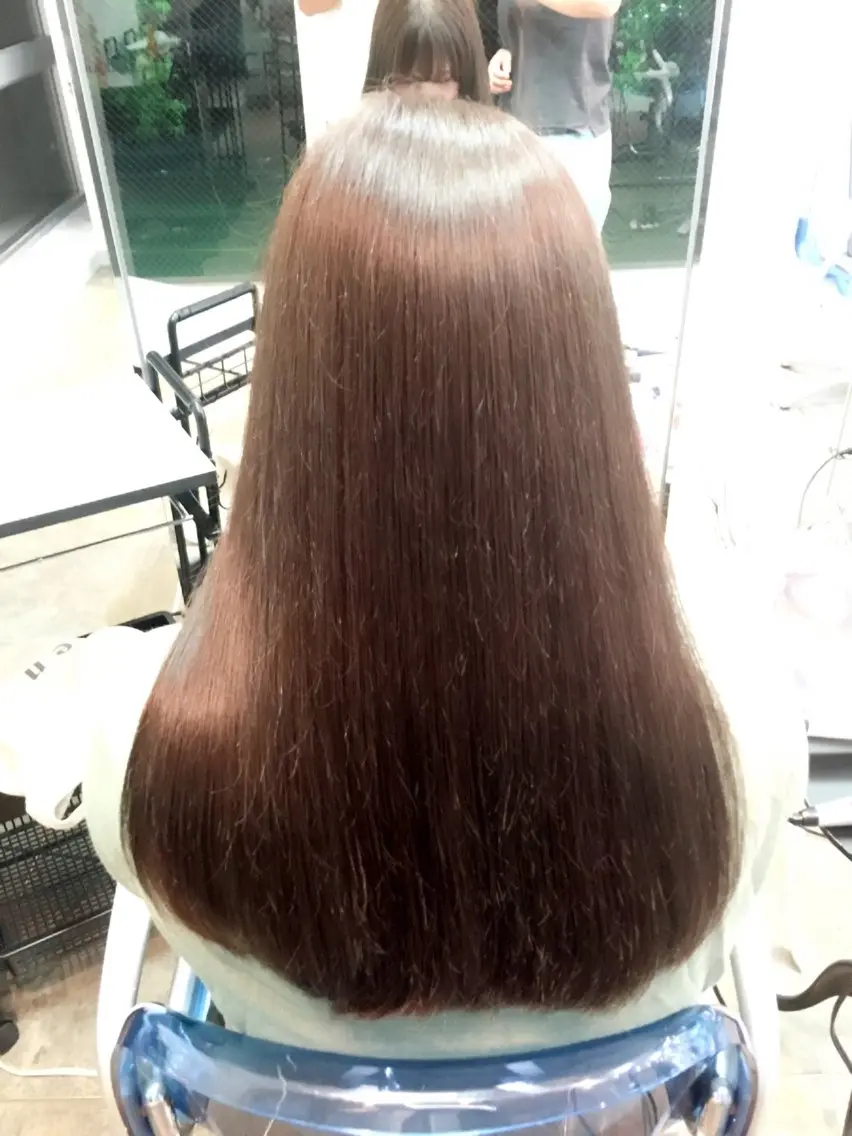 ロング 阪本 正美のヘアスタイル