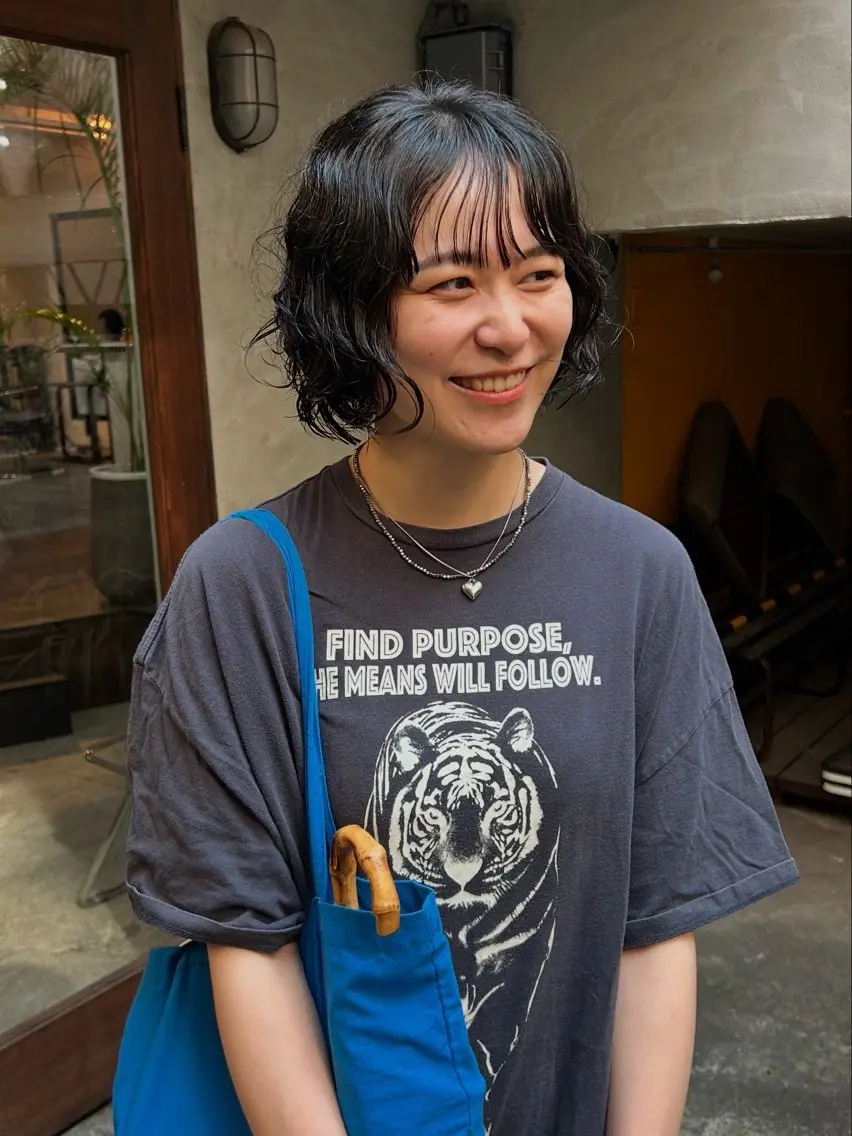 ショート カット ヘアカラー トリートメント 金田 夏野のヘアスタイル