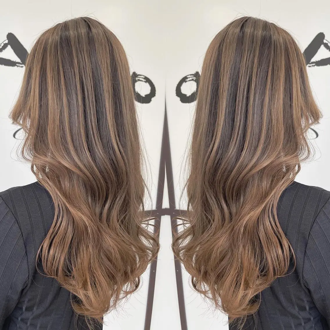 ロング カラー アッシュ ベージュカラー ミルキーベージュ 外国人風カラー レイヤーカット ヘアカラー トリートメント 河合秀明/ショート /ボブ/レイヤーのヘアスタイル
