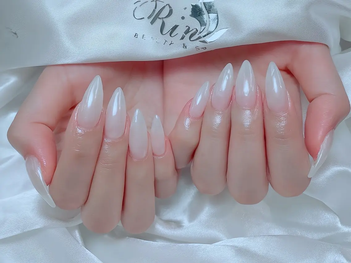 ネイル 成人式 ロングネイル ネイルチップ ハンドネイル Rin Nail 新大久保店のネイルデザイン