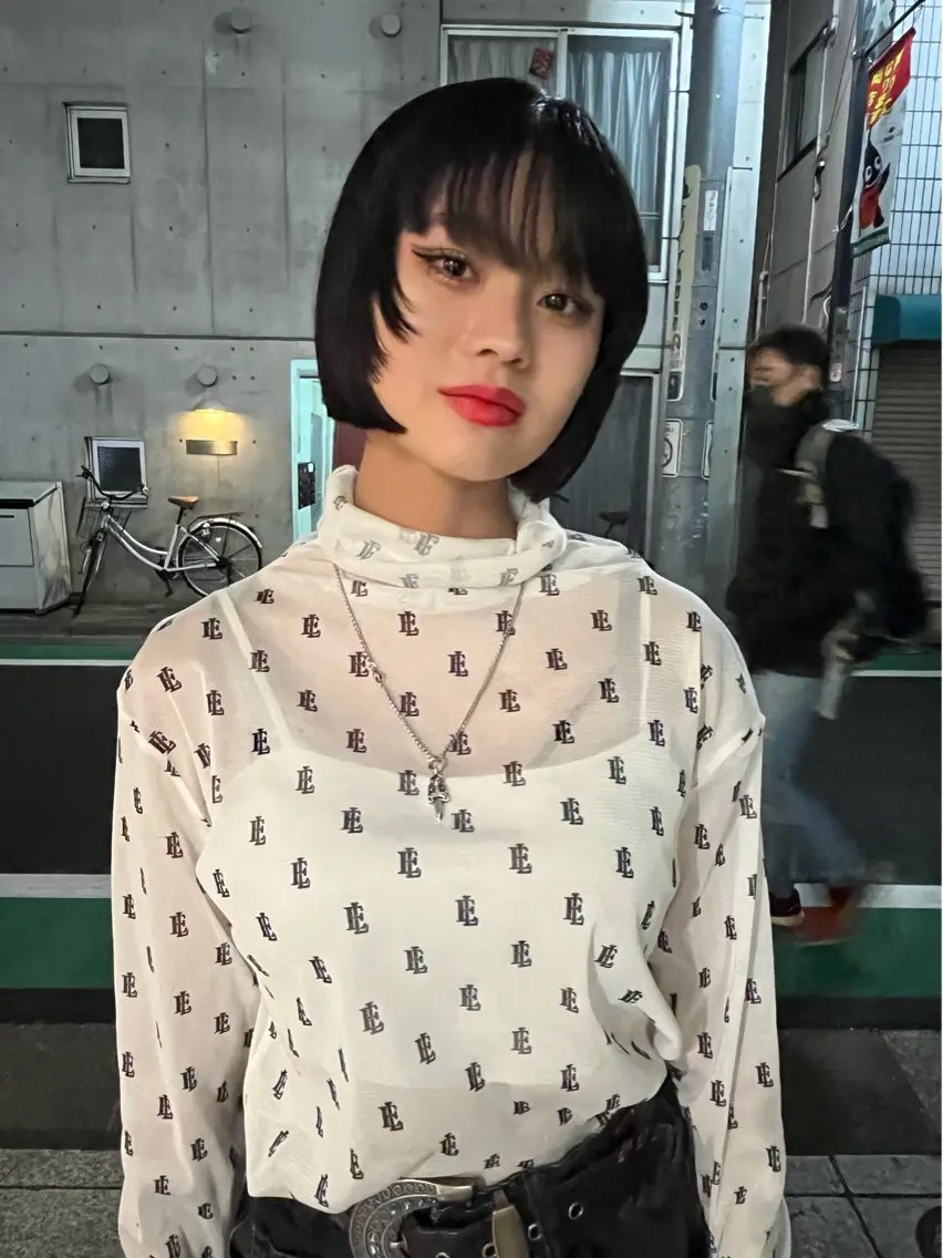 ミディアム bob リョウタのヘアスタイル