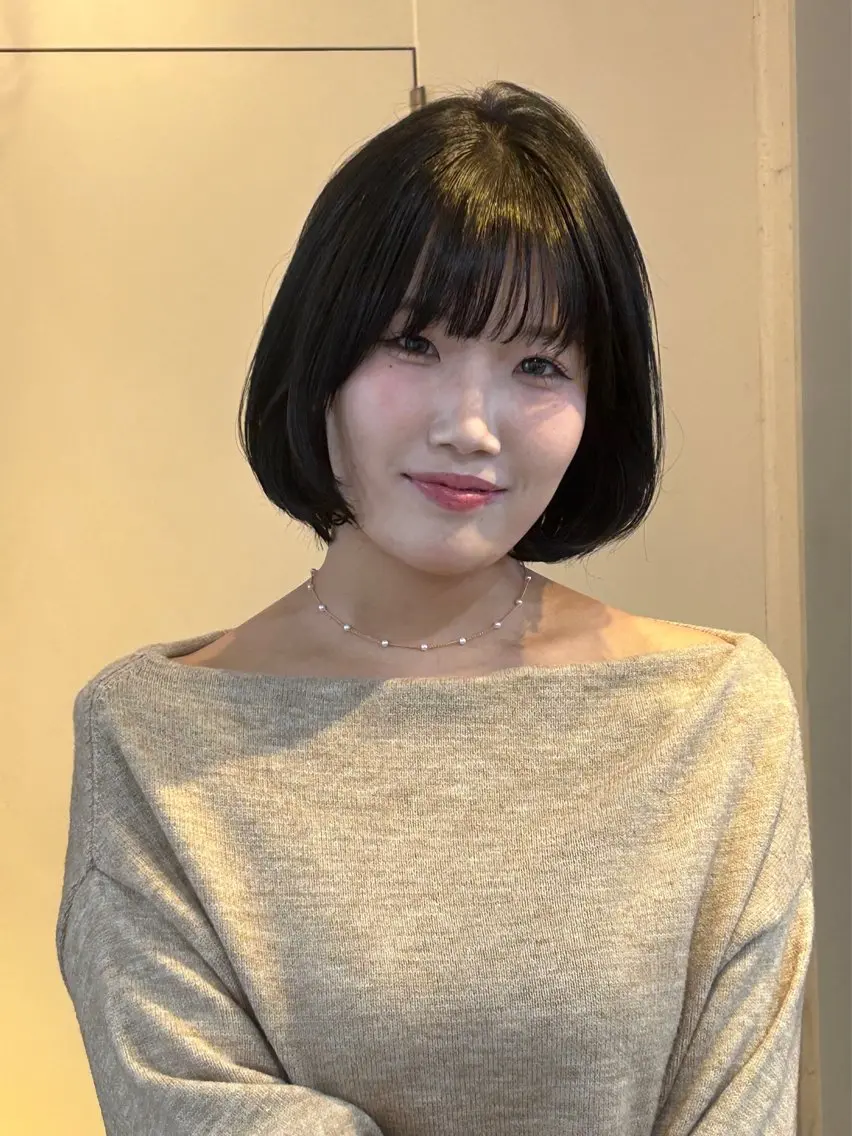 ミディアム カラー カット ヘアカラー トリートメント ナチュラル大人っぽい スタイル　MAORIのヘアスタイル
