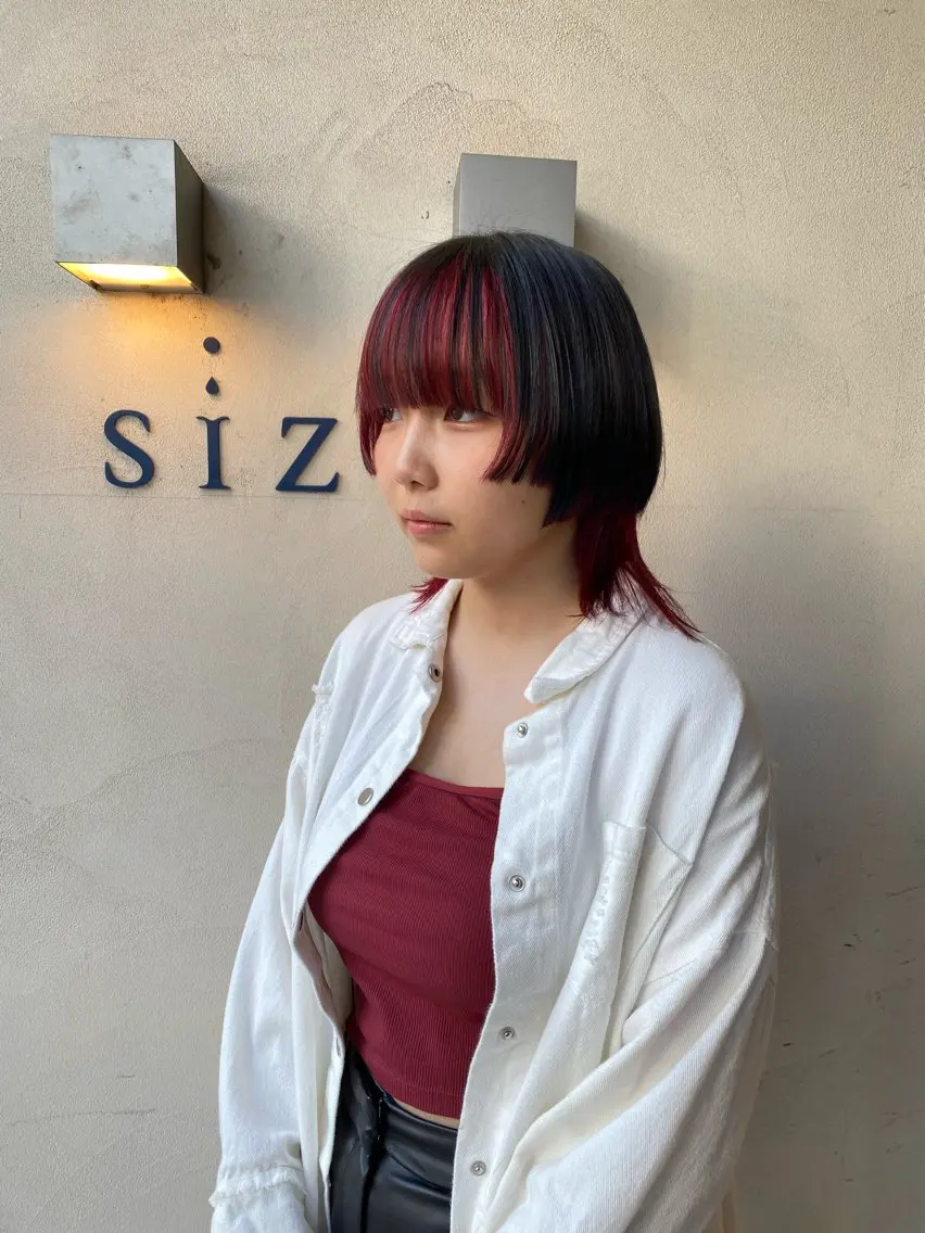 ミディアム ヘアカラー トリートメント 美容室 LOAのヘアスタイル