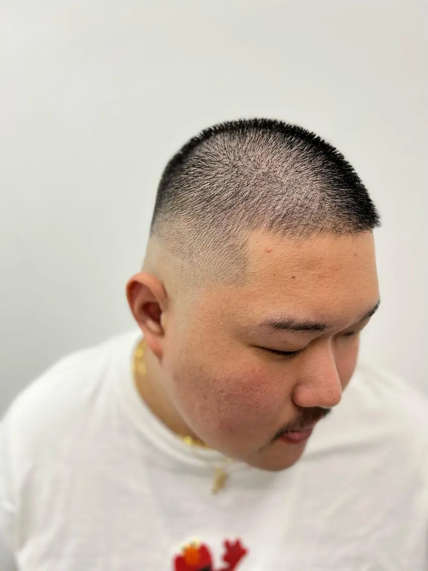 カット&フェード&ヘアセットの写真