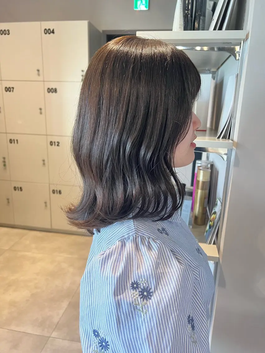 ミディアム カラー オレンジ ✨髪質改善矯正× ブリーチ✨YU-KIのヘアスタイル