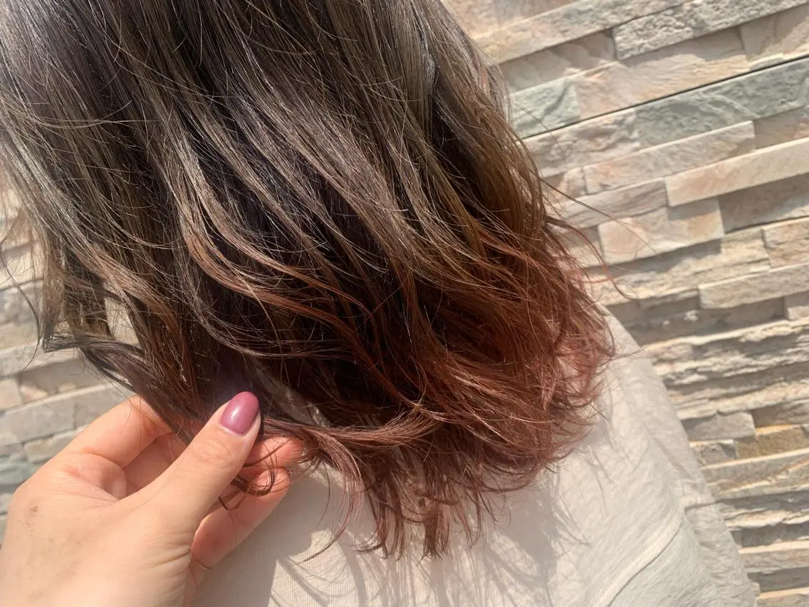 ミディアム ヘアカラー トリートメント 林 友美のヘアスタイル