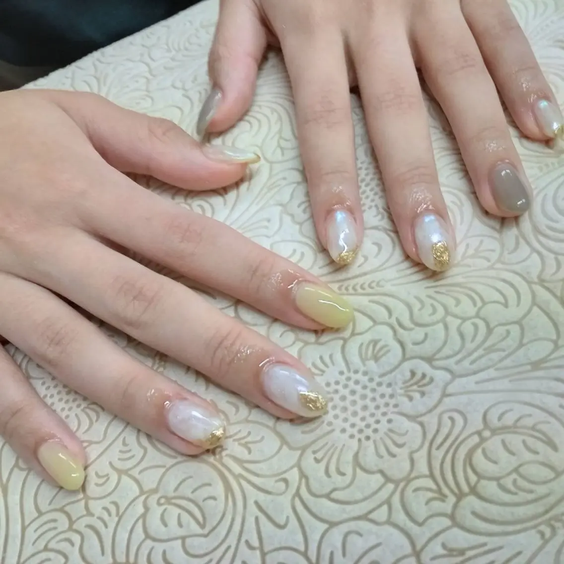 ネイル フラワーネイル precious nail roomのネイルデザイン