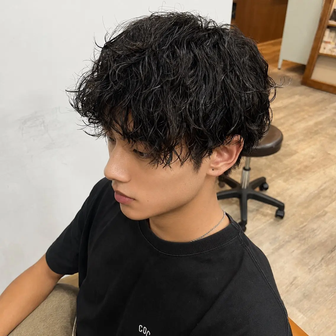 パーマ メンズ メンズパーマ カット パーマ lucina ヒヨリのヘアスタイル