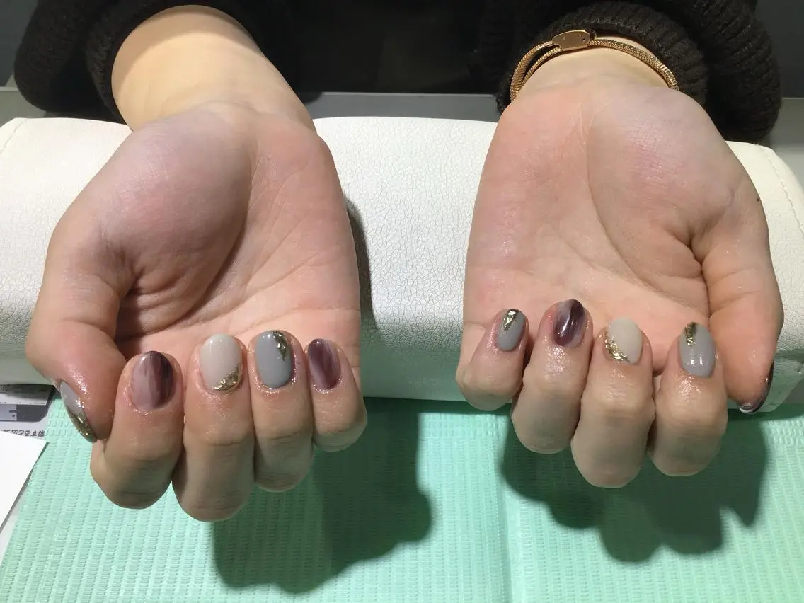 ネイル ニュアンスネイル ☺︎ NOZOMI☺︎のネイルデザイン