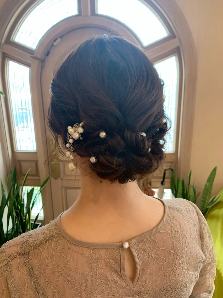 ミディアム ヘアアレンジ mayu .のヘアスタイル