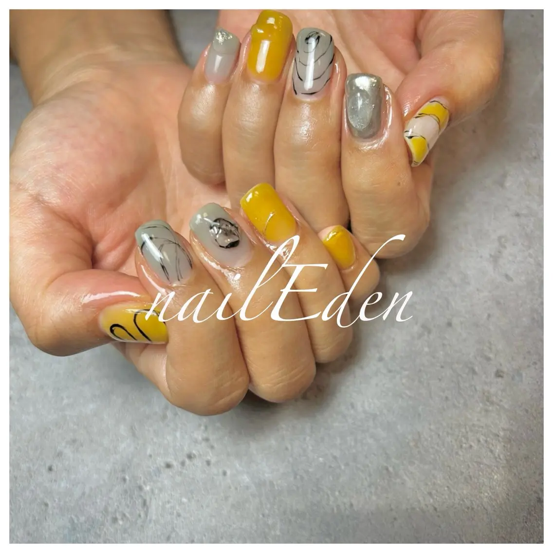 ネイル 持ち込み Eden ♾️のネイルデザイン