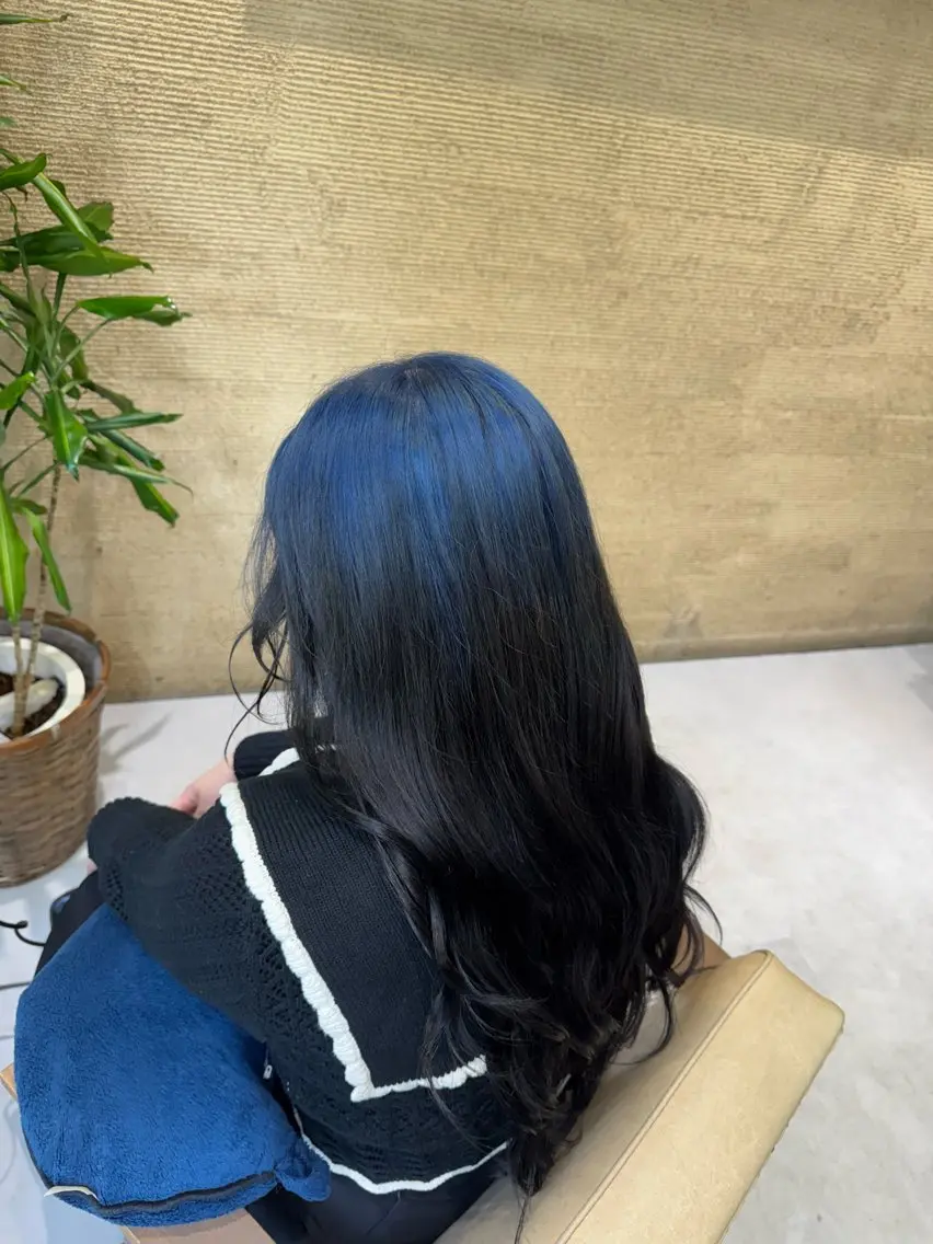 ロング カラー ブリーチなしwカラー /艶カラー/oukaのヘアスタイル