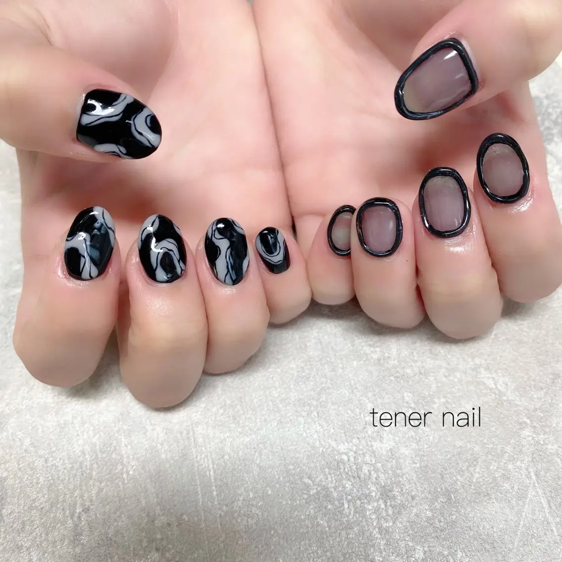ネイル ニュアンスネイル ハンドネイル テネルネイル tener nailのネイルデザイン