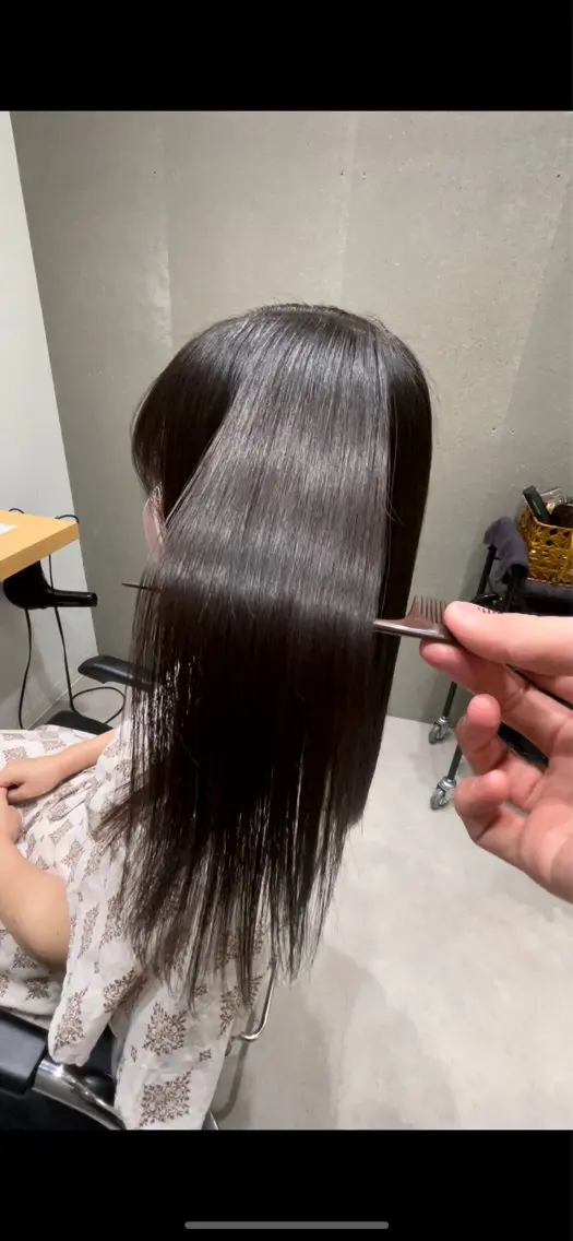ミディアム 髪質改善 トリートメント トリートメント ヘッドスパ 髪質改善ヘアケア 艶髪特化/上田のヘアスタイル