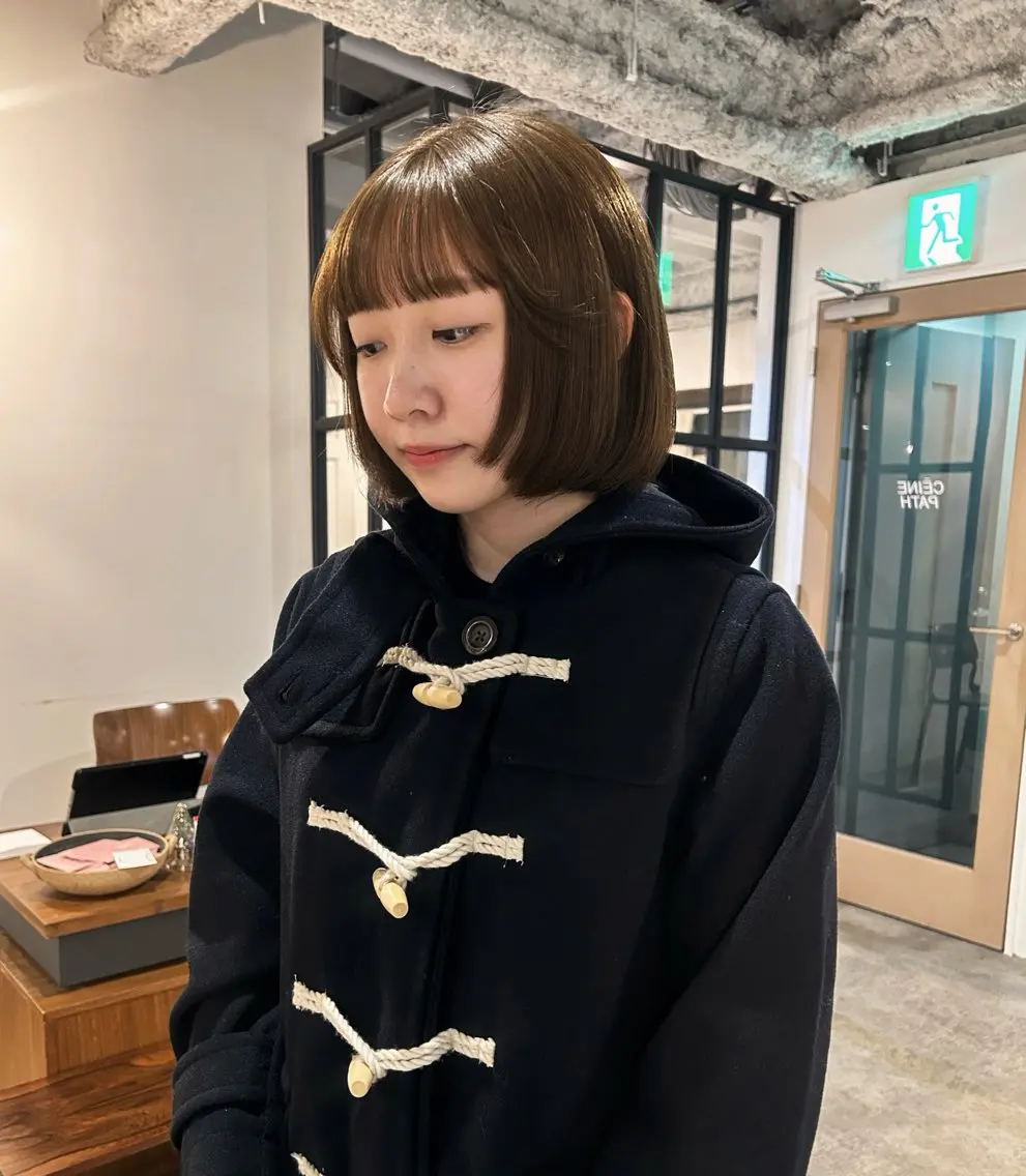 ショート カラー ヘアアレンジ レイヤーカット カット ヘアカラー 🎀suzuna 透明感colorのヘアスタイル