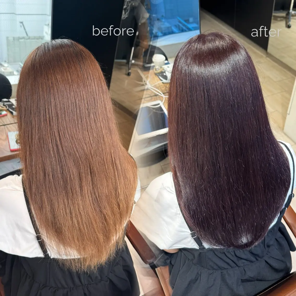 ロング カラー ラベンダーカラー ピンクカラー ピンクラベンダー モデル様 募集中💖祝迫華艶のヘアスタイル