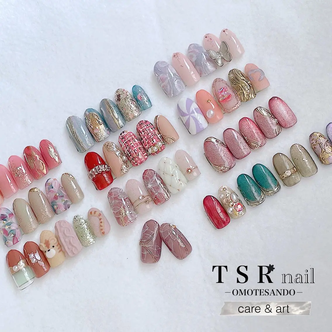 ネイル アートネイル ジェルネイル パラジェル ネイルチップ Tsume_ Ririのネイルデザイン