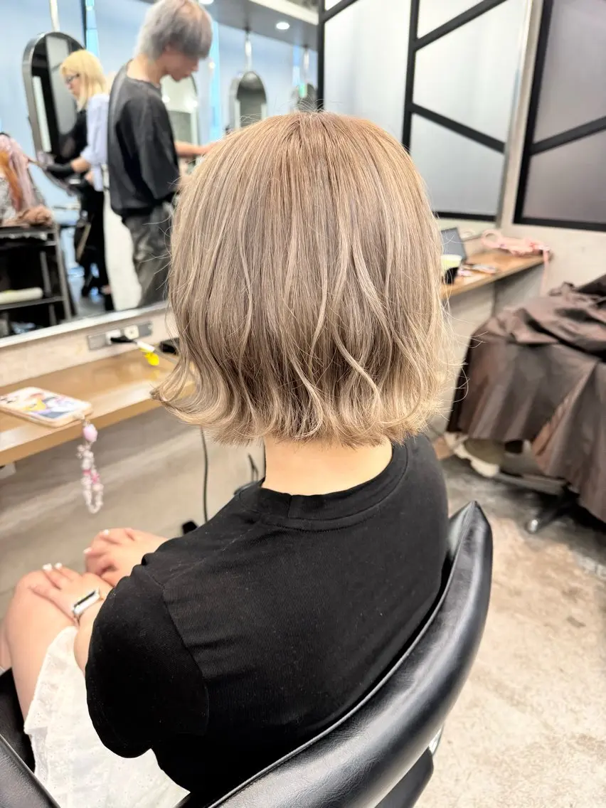 ショート カラー 髪質改善&艶カラー Zina💋池袋のヘアスタイル
