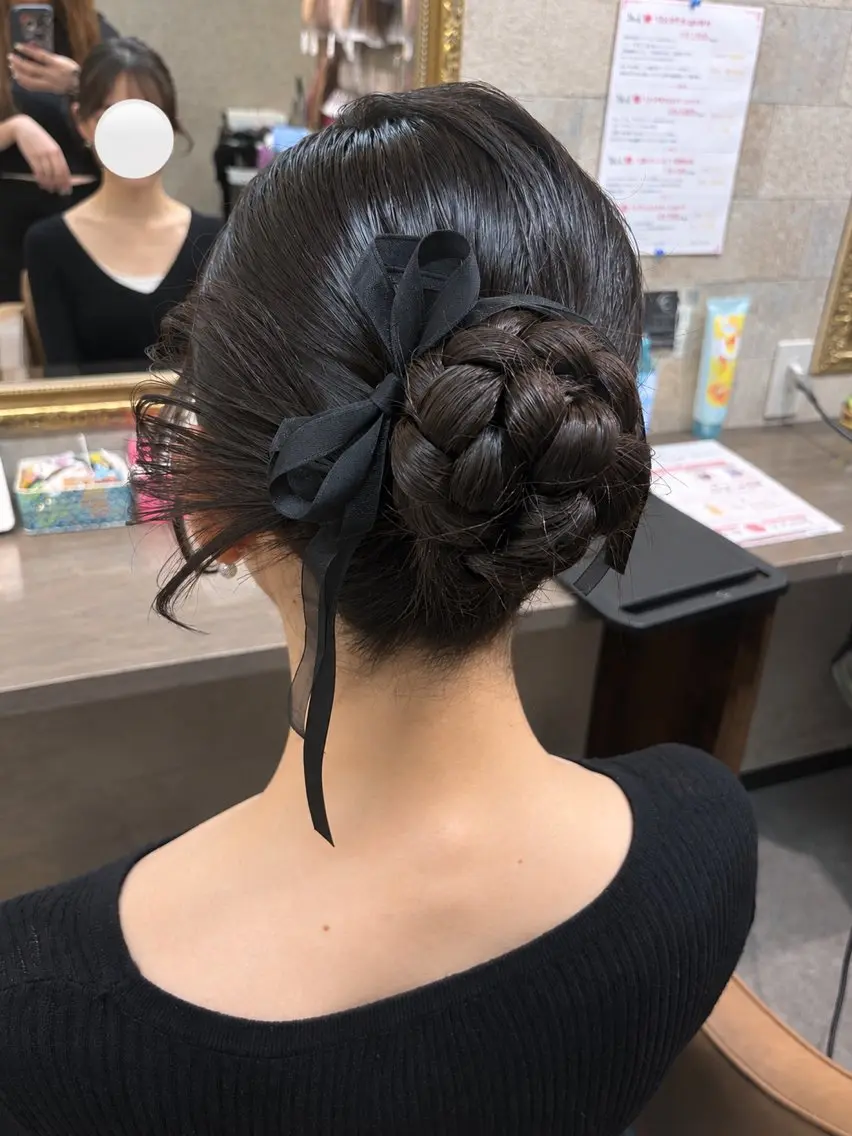 ロング ヘアアレンジ ヘアセット 前田 みのりのヘアスタイル