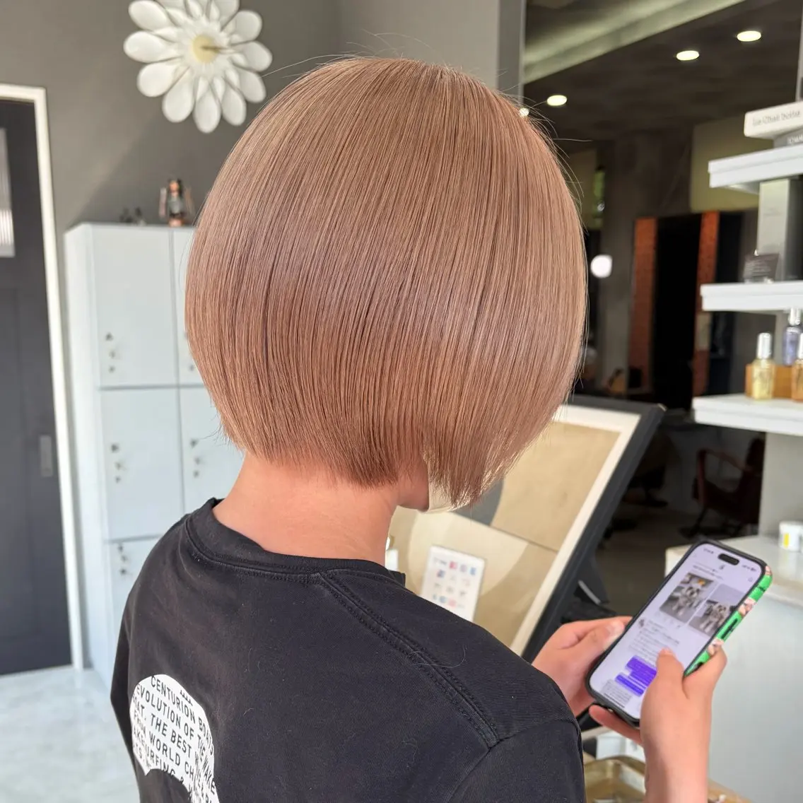 ショート カラー sato mizukiのヘアスタイル