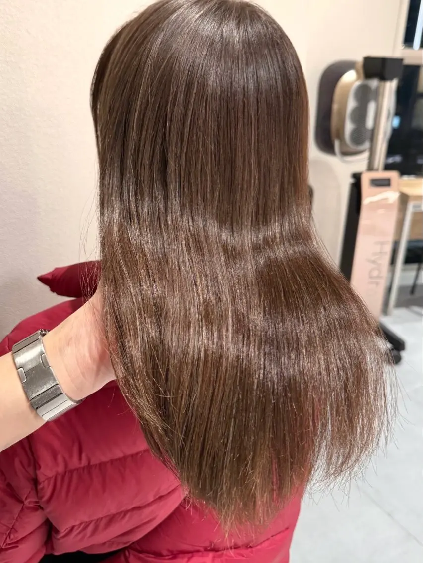 ロング カラー 髪質改善🪄 イルミナカラー岩谷のヘアスタイル