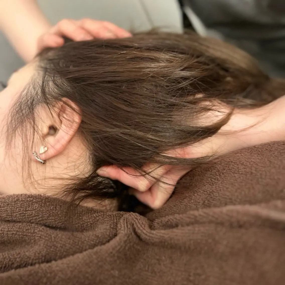 眼精疲労👀首肩コリに🌀バリ式Uドライヘッドスパ50分🌷の写真