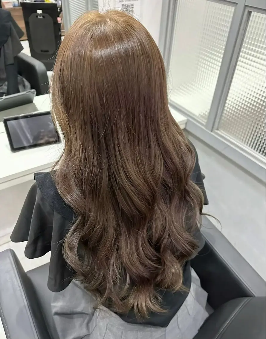 ロング カラー 透明感×エクステ× 前髪,顔周り そうまのヘアスタイル