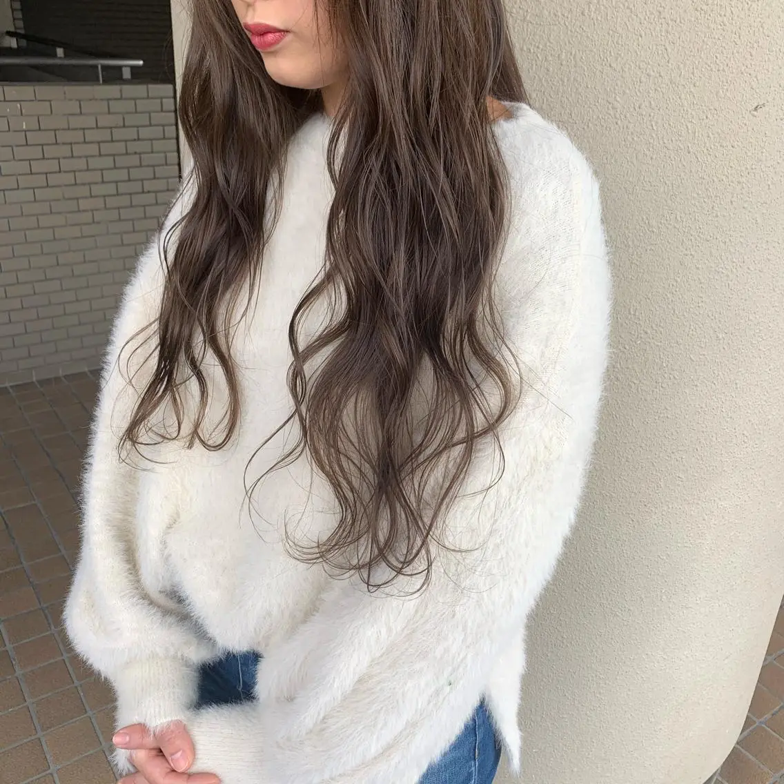 ロング 本町/新町/心斎橋 透明感カラーSANCのヘアスタイル