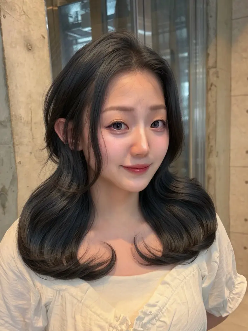 ロング カラー ヘアカラー 韓国/透明感カラー みのり 🕊️のヘアスタイル