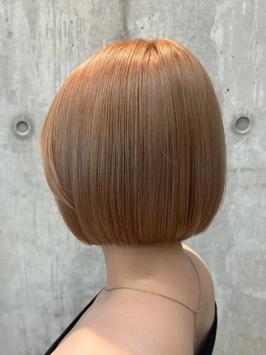 ショート カラー カット ヘアカラー トリートメント ミルクティー/ レイヤー/yuriaのヘアスタイル