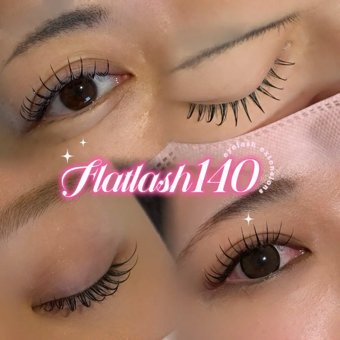 マツエク・マツパ フラットラッシュ Eyelash MOEKAのマツエク・マツパデザイン