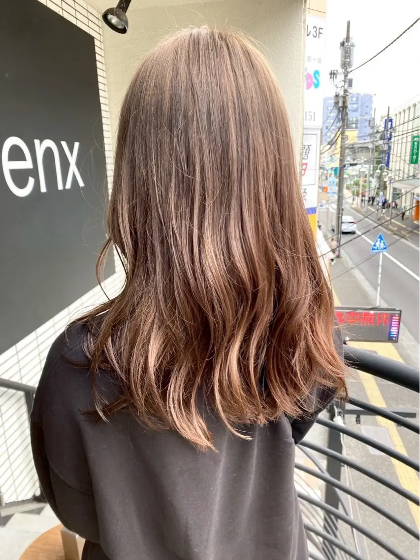 カラー ヘアカラー 天王町×艶感 カラー 🍒紗耶🍒のヘアスタイル