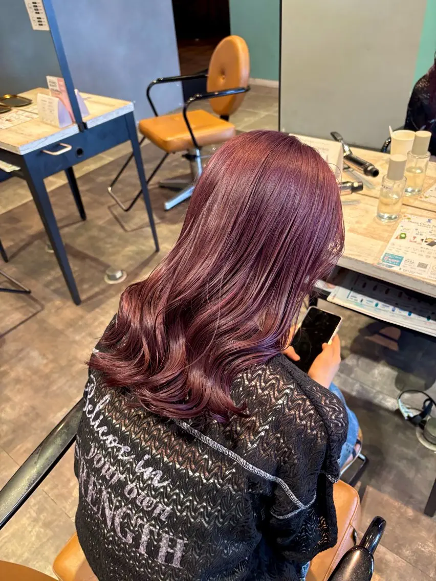 セミロング ヘアカラー 🫧古田 穂香🫧カットモデルのヘアスタイル