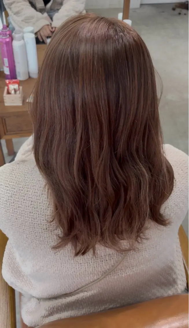ミディアム カット ヘアカラー トリートメント SONO 【一宮】のヘアスタイル