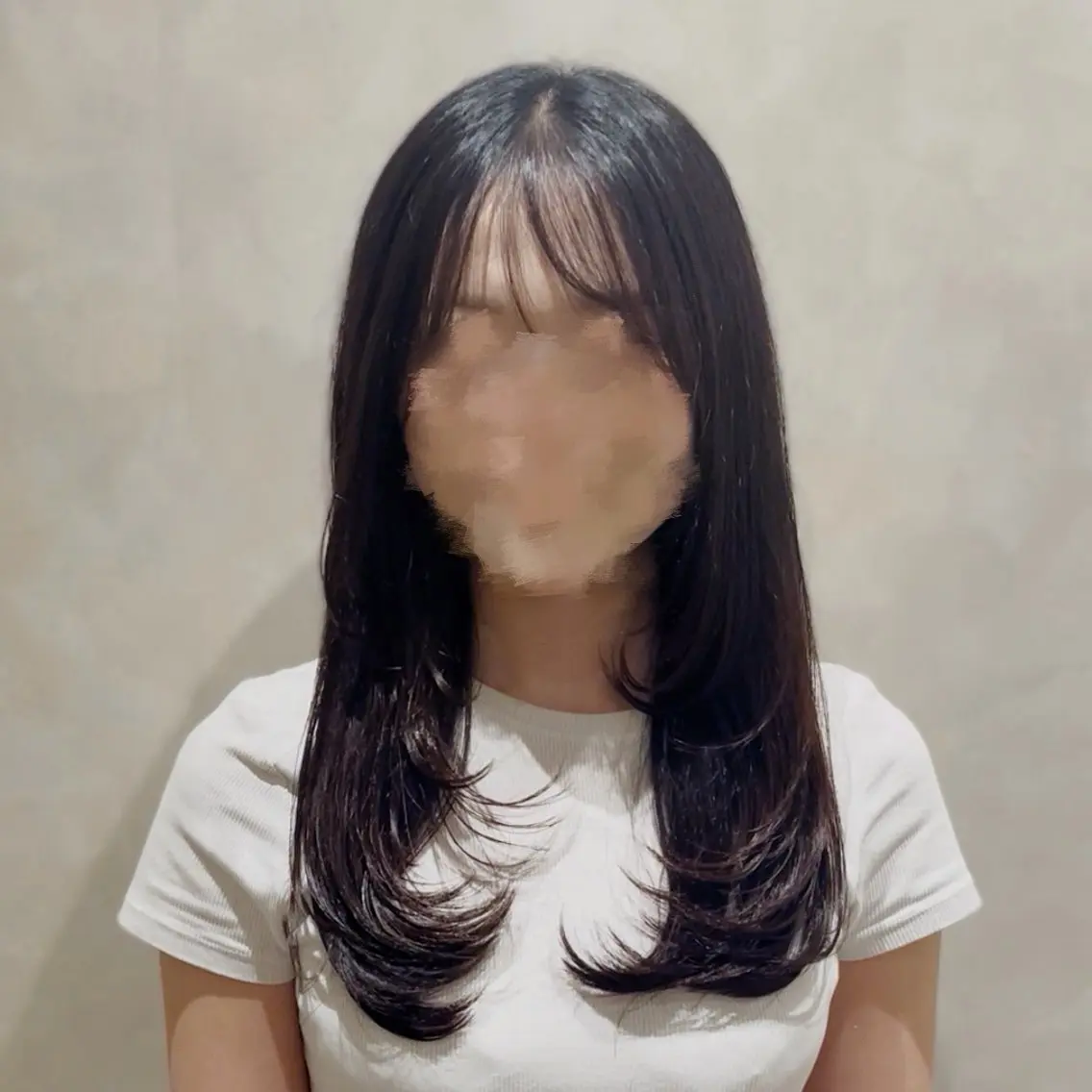 ミディアム レイヤーカット カット ヘアカラー トリートメント 🧸透明感カラー/ haruka🧸のヘアスタイル