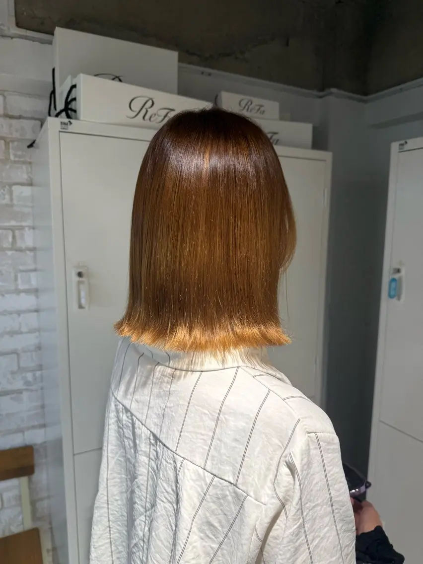 ショート 縮毛矯正 縮毛矯正 高橋 りりのヘアスタイル