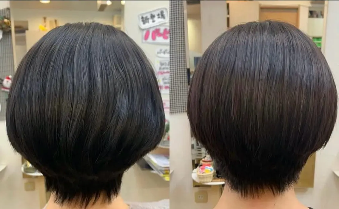 ショート ショートヘア 縮毛矯正 縮毛矯正 縮毛矯正モデル募集中 美容室HATSUのヘアスタイル