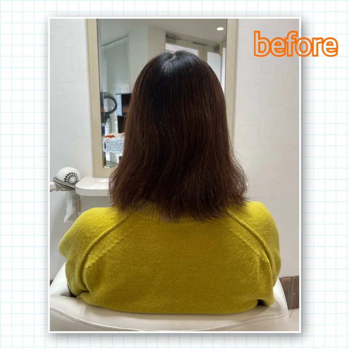 ミディアム アミーベル🧸🧡 本店✂️しおりのヘアスタイル