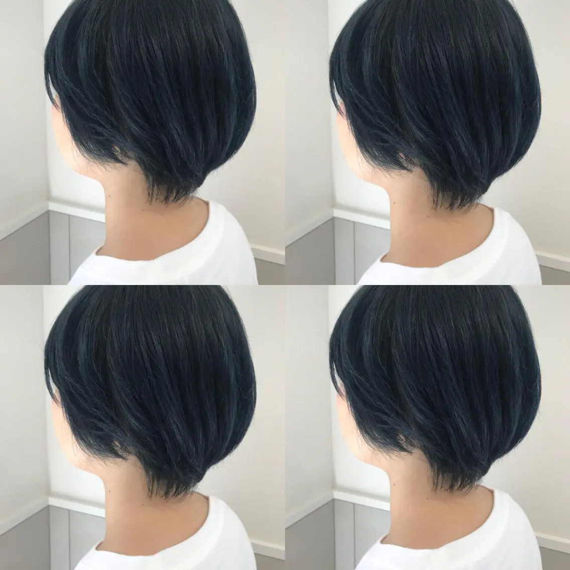 ショート カラー ブリーチ カット ヘアカラー 小栗 麻衣のヘアスタイル