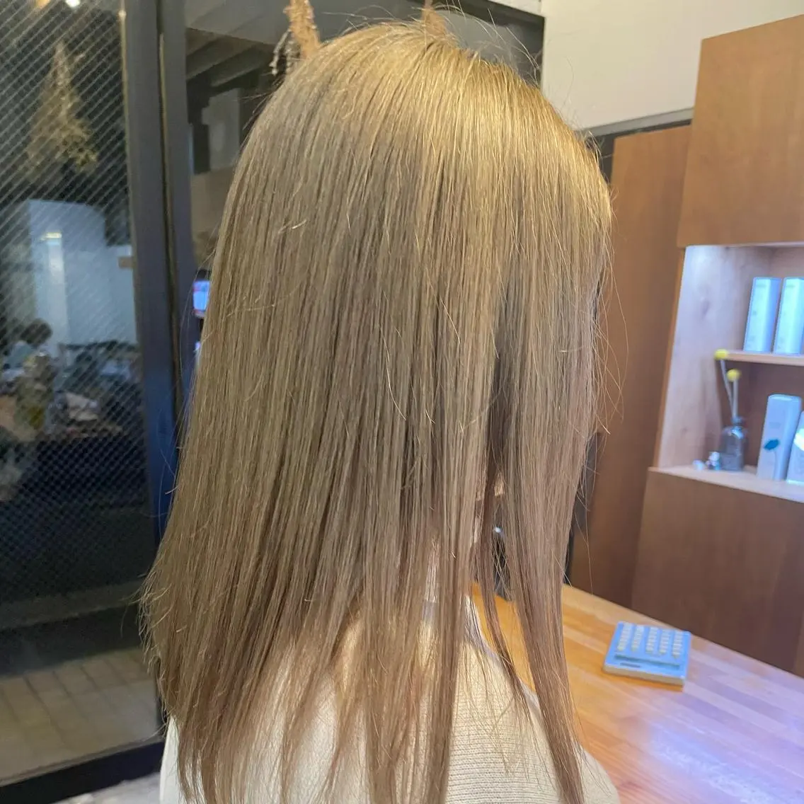 セミロング カラー ヘアアレンジ 🎀レイヤー 透明感 カラーyuuri🎀のヘアスタイル