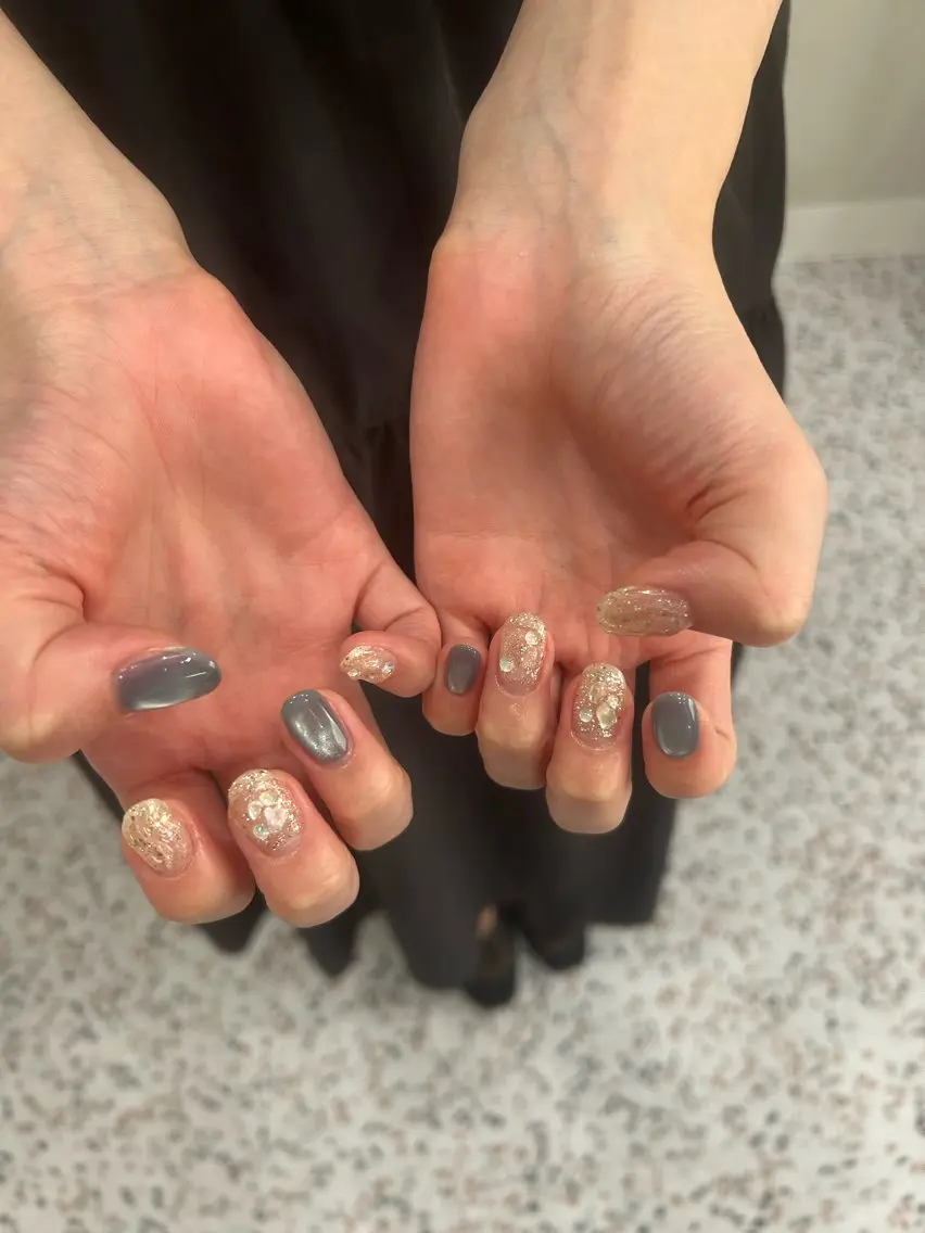 ネイル ハンドネイル 小松 千冬のネイルデザイン