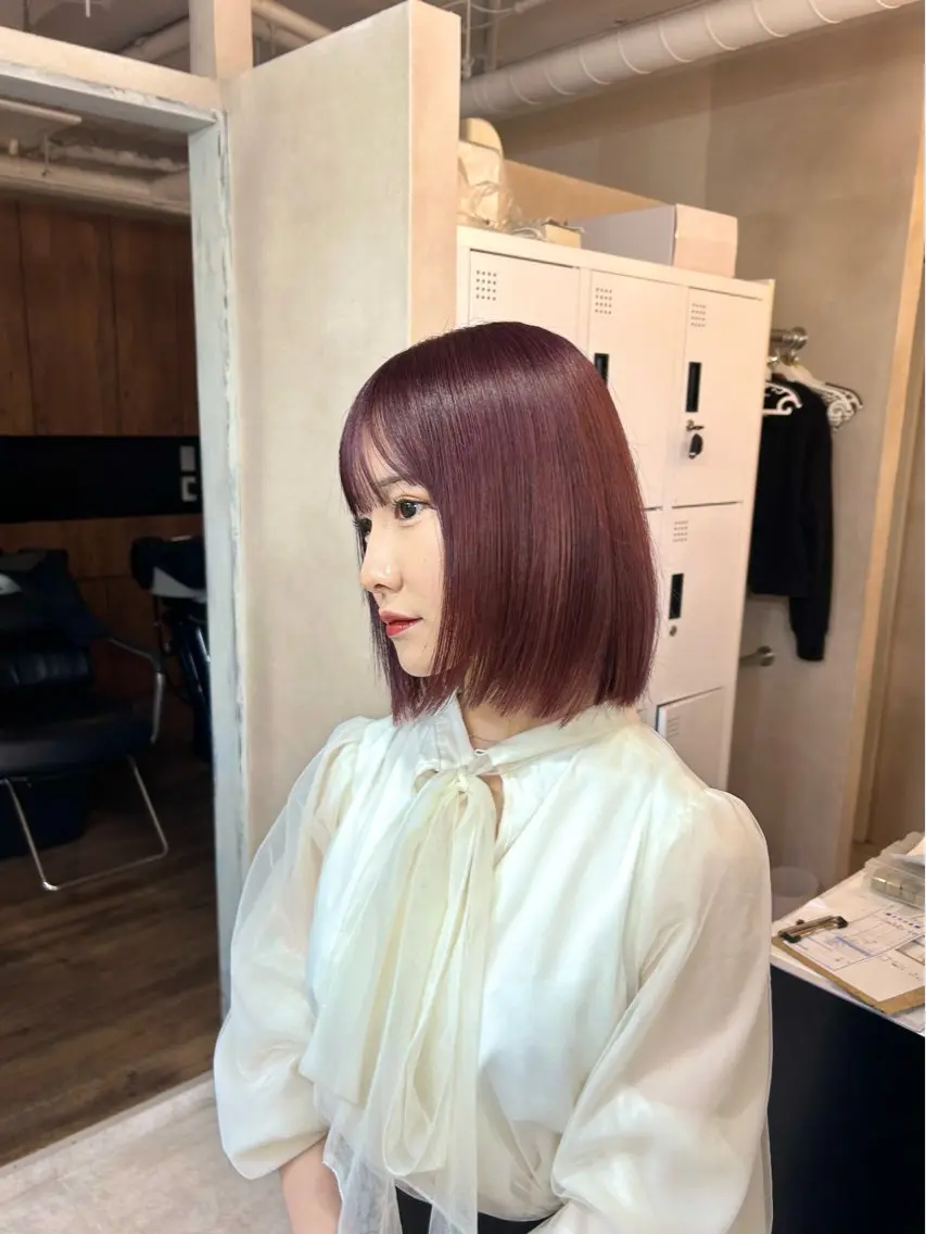 ✨minimo限定価格✨【ワンカラーピンク➕トリートメント】サラサラピンク髪クーポン🫧🩷の写真