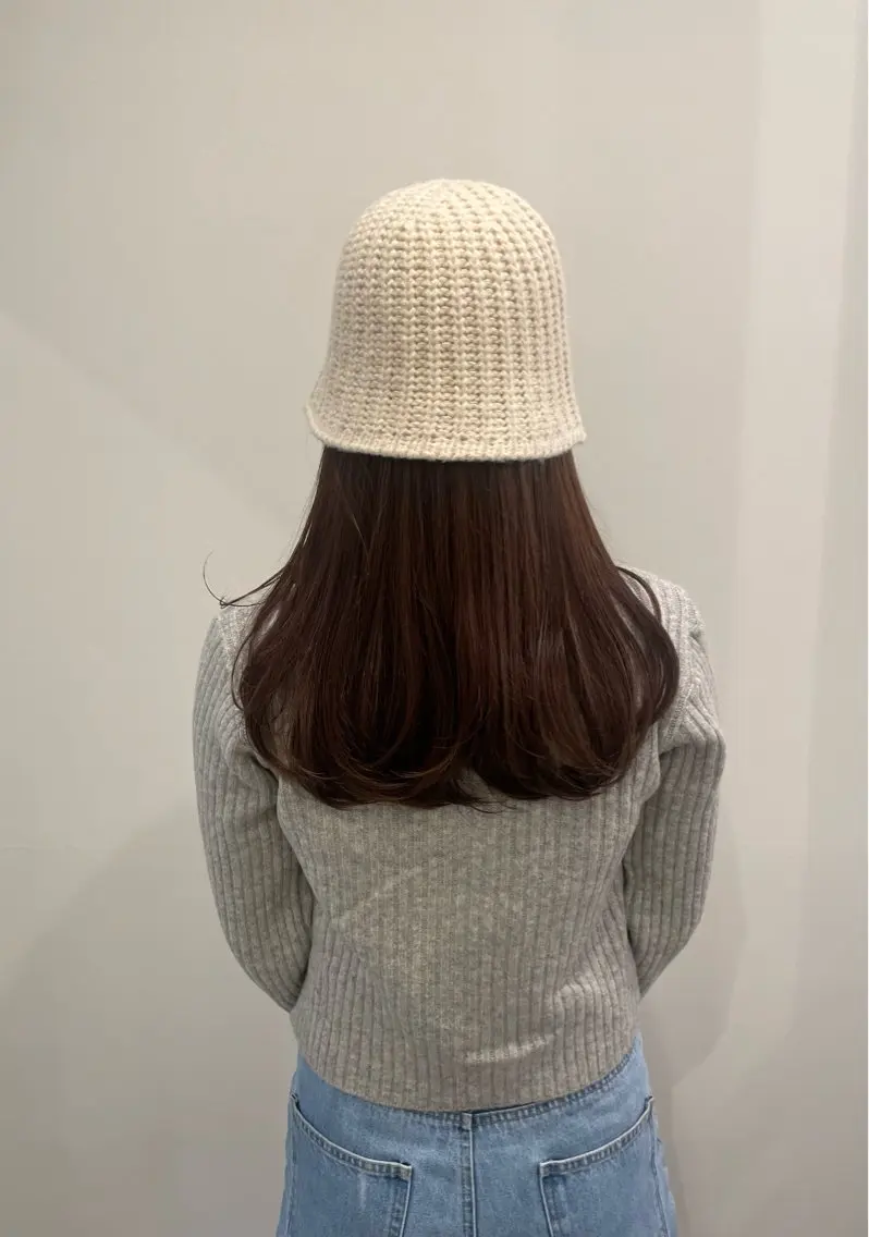 ロング カラー ラベンダーカラー カット ヘアカラー トリートメント 渋谷 留菜のヘアスタイル