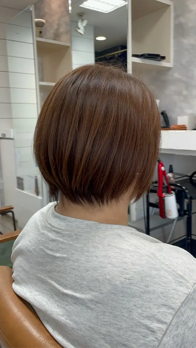 ショート カラー カット ヘアカラー トリートメント 似合わせ/前髪カット /店長 村上直也のヘアスタイル