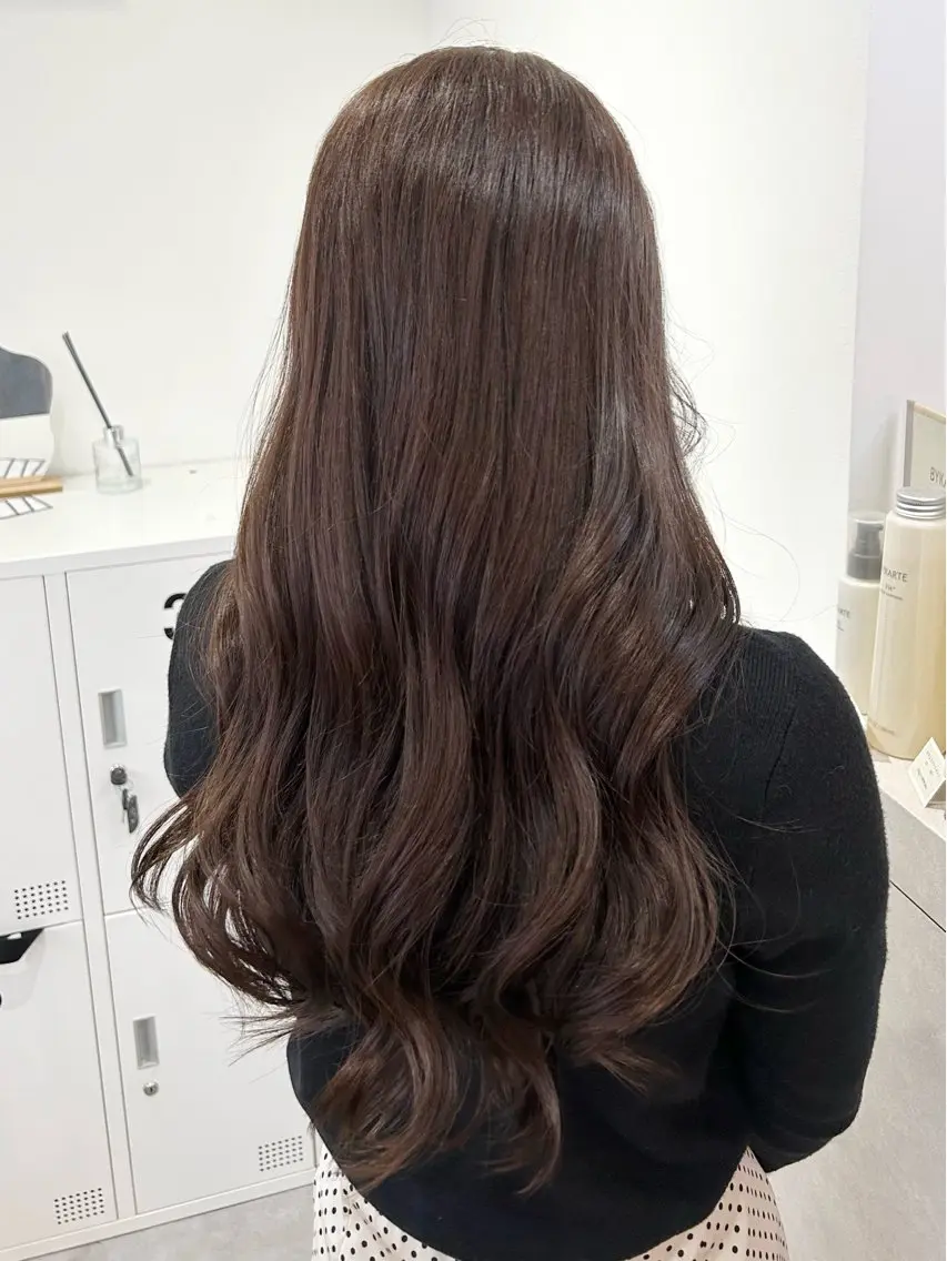 ロング カラー ベージュカラー ブラウンカラー ヘアカラー suiw /AYAのヘアスタイル
